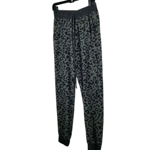 Fade By BKE Womens Leopard Print Jogger Pants Size M‎ Polyester Rayon Blend - Picture 1 of 10